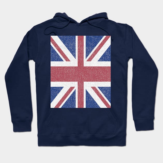 Worn UK Flag Hoodie by Eric03091978